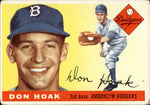 1955 Don Hoak Topps #40 Brooklyn Dodgers BV $20