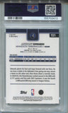2025-26 Anthony Edwards Topps Chrome AQUA BASKETBALL REFRACTOR 093/199 PSA 9 #151 Minnesota Timberwolves 3413