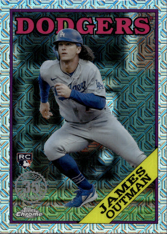 James Outman 2023 Bowman Chrome Mega Box Baseball Rookie Card (Dodgers)