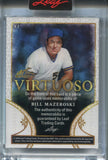 2026 Bill Mazeroski Leaf Art of Sport VIRTUOSO JERSEY 14/20 RELIC #V-2 Pittsburgh Pirates