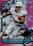 2021-22 Bijan Robinson Bowman University 1ST BOWMAN PINK REFRACTOR ROOKIE RC #21 Atlanta Falcons 3