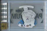 2019-20 Joe Sakic Upper Deck Clear Cut Metal Universe PALLADIUM LEGEND AUTO AUTOGRAPH BGS 8.5/10 #TJS Colorado Avalanche HOF 8883