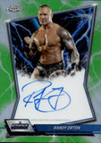 2026 Randy Orton Topps Chrome WWE BLUE BRAND GREEN REFRACTOR AUTO 09/99 AUTOGRAPH #BBA-RAN Friday Night Smackdown