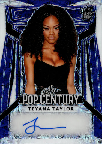 2023 Teyana Taylor Leaf Pop Century Metal PURPLE SCOPE AUTO 1/7 AUTOGRAPH #BA-TT1 Singer