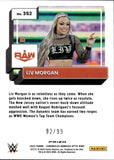 2023 Liv Morgan Panini Chronicles Optic BLUE 92/99 #352