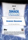 2025 Shinsuke Nakamura Topps Chrome SAPPHIRE AUTO  #BBA-SHI