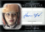 2020 Hermione Corfield as Tallie Lintra Autograph Topps Star Wars Masterwork #A-HCT AUTO 1