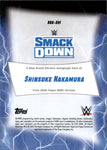 2025 Shinsuke Nakamura Topps Chrome SAPPHIRE ORANGE AUTO 21/25  #BBA-SHI