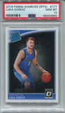2018-19 Luka Doncic Panini Donruss Optic ROOKIE PSA 10 #177 DALLAS MAVERICKS 4960