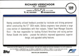 2024 Richard Verschoor Topps Chrome Sapphire Formula 1 GOLD REFRACTOR 20/50 #109