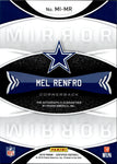 2019 Mel Renfro Panini Certified MIRROR SIGNATURES PURPLE AUTO 2/10 Dallas Cowboys #MI-MR