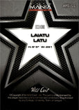 2024 Laiatu Latu Wild Card Auto Mania American ROOKIE 1/1 Indianapolis Colts #AMS-LL