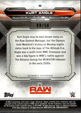 2019 Kurt Angle Topps WWE Raw BLUE AUTO 08/50 AUTOGRAPH #44 WWE Legend