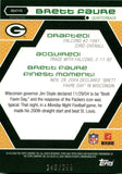 2006 Brett Favre Topps Finest MOMENTS BLUE REFRACTOR 246/299 #BF4 Green Bay Packers HOF