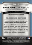 2010 Paul Goldschmidt Bowman Platinum REFRACTOR ROOKIE AUTO AUTOGRAPH #BPA-PG Arizona Diamondbacks