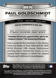 2010 Paul Goldschmidt Bowman Platinum REFRACTOR ROOKIE AUTO AUTOGRAPH #BPA-PG Arizona Diamondbacks