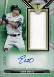 2021 Evan White Topps Triple Threads ROOKIE EMERALD JERSEY AUTO 33/50 AUTOGRAPH RELIC #ASJR-EW Seattle Mariners