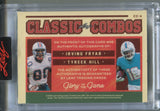 2025 Irving Fryar Tyreek Hill Leaf Glory of the Game HOLO SILVER CLASSIC COMBOS AUTO 01/20 AUTOGRAPH #CC-6 Miami Dolphins