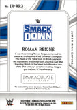 2023 Roman Reigns Panini Immaculate WWE JUMBO RING CANVAS MAT 80/99 RELIC #JR-RR3 Friday Night Smackdown