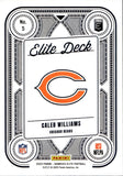 2025 Caleb Williams Donruss Elite ORANGE ELITE DECK 055/199 #5 Chicago Bears