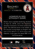 2019 Shohei Ohtani Topps Update Series PLAYER HIGHLIGHTS #SO-7 Anaheim Angels