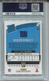 2018 Saquon Barkley Donruss Optic ORANGE RATED ROOKIE RC PSA 9 #156 New York Giants 5040