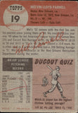 1953 Mel Parnell Topps #19 Boston Red Sox BV $50