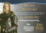 2004 Bruce Hopkins as Gamling Topps Lord of the Rings Return of the King AUTO AUTOGRAPH #NNO 4