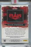 2023 Braun Strowman Panini Impeccable WWE PURPLE FOIL ELEGANCE SHIRT AUTO 04/25 AUTOGRAPH RELIC #EM-BST Monday Night Raw