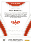 2023 Drew McIntyre Panini Immaculate WWE GOLD REMARKABLE MEMORABILIA SHIRT 02/10 RELIC #RM-DMI Monday Night Raw