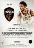 2021-22 Evan Mobley Panini Crown Royale RUBY RED WORK IN PROGRESS ROOKIE 108/149 RC #30 Cleveland Cavaliers