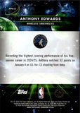 2025-26 Anthony Edwards Topps Cosmic Chrome PLANETARY PURSUIT SUN SP #PPS-5 Minnesota Timberwolves