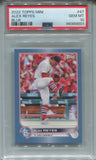 2022 Alex Reyes Topps Mini BLUE SSP 08/10 PSA 10 #47 St. Louis Cardinals 9001