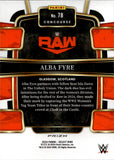 2024 Alba Fyre Panini Select WWE CONCOURSE LEVEL ZEBRA SP #78 Monday Night Raw