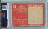 1958 Bill Barnes Topps PSA/DNA AUTHENTIC AUTO AUTOGRAPH #4 Philadelphia Eagles 0678