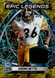 2019 Jerome Bettis Panin Spectra NEON BLUE EPIC LEGENDS JERSEY 31/75 RELIC #ELM-15 Pittsburgh Steelers HOF