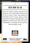 2023 Hoth from the Air Topps Chrome Star Wars Galaxy AQUA REFRACTOR 128/199 #3