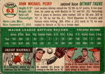 1954 Johnny Pesky Topps #63 Detroit Tigers BV $80