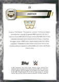 2025 The Undertaker Topps Chrome AQUA SHIMMER REFRACTOR 011/199 #21 WWE Legend
