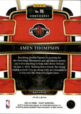 2023-24 Amen Thompson Panini Select GREEN WHITE & PURPLE CONCOURSE ROOKIE RC #96 Houston Rockets