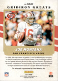 2021 Joe Montana Panini Donruss GRIDIRON GREATS AUTO AUTOGRAPH #GG42 San Francisco 49ers HOF