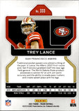 2021 Trey Lance Panini PRIZM ROOKIE RC #333 San Francisco 49ers 1