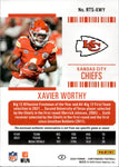 2024 Xavier Worthy Panini Contenders ROOKIE TICKET JERSEY VARIATION Kansas City Chiefs #RTS-XWY