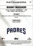 2026 Manny Machado Bowman Chrome SP PATCHWORK #P-16 San Diego Padres