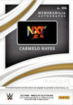 2022 Carmelo Hayes Panini Immaculate WWE ROOKIE SHIRT AUTO 51/99 AUTOGRAPH RELIC RC #106 NXT Champion