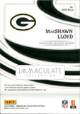 2024 MarShawn Lloyd Panini Immaculate ROOKIE DUAL PATCH AUTO 07/25 AUTOGRAPH RELIC #ISPR-MLD Green Bay Packers