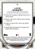 2021 Luis Robert Topps Tribute RED 04/10 #84 Chicago White Sox