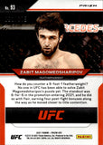 2021 Zabit Magomedsharipov Panini Prizm UFC RED 092/275 #93 Featherweight