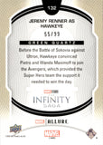 2022 Jeremy Renner as Hawkeye Upper Deck Allure #132 55/99 GREEN QUARTZ