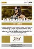 2023 Kiana James Panini Chronicles WWE ROOKIE BLUE FOIL AUTO 12/49 AUTOGRAPH #CS-KJM Friday Night Smackdown